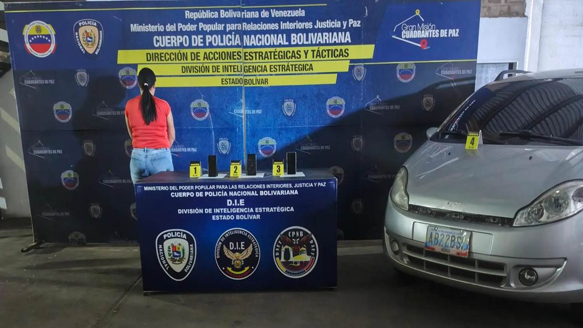 Detenida Mujer