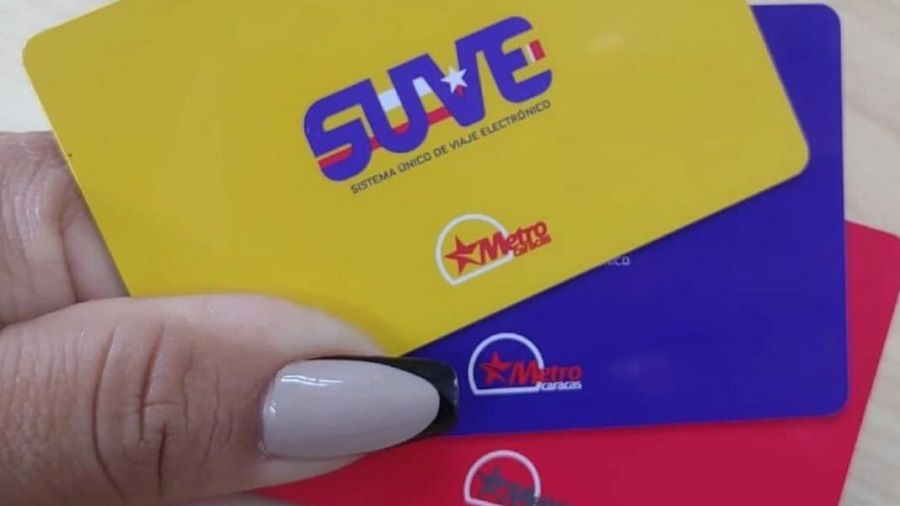 Tarjeta Suve Del Metro De Caracas Cortesia 275974447782912389231271