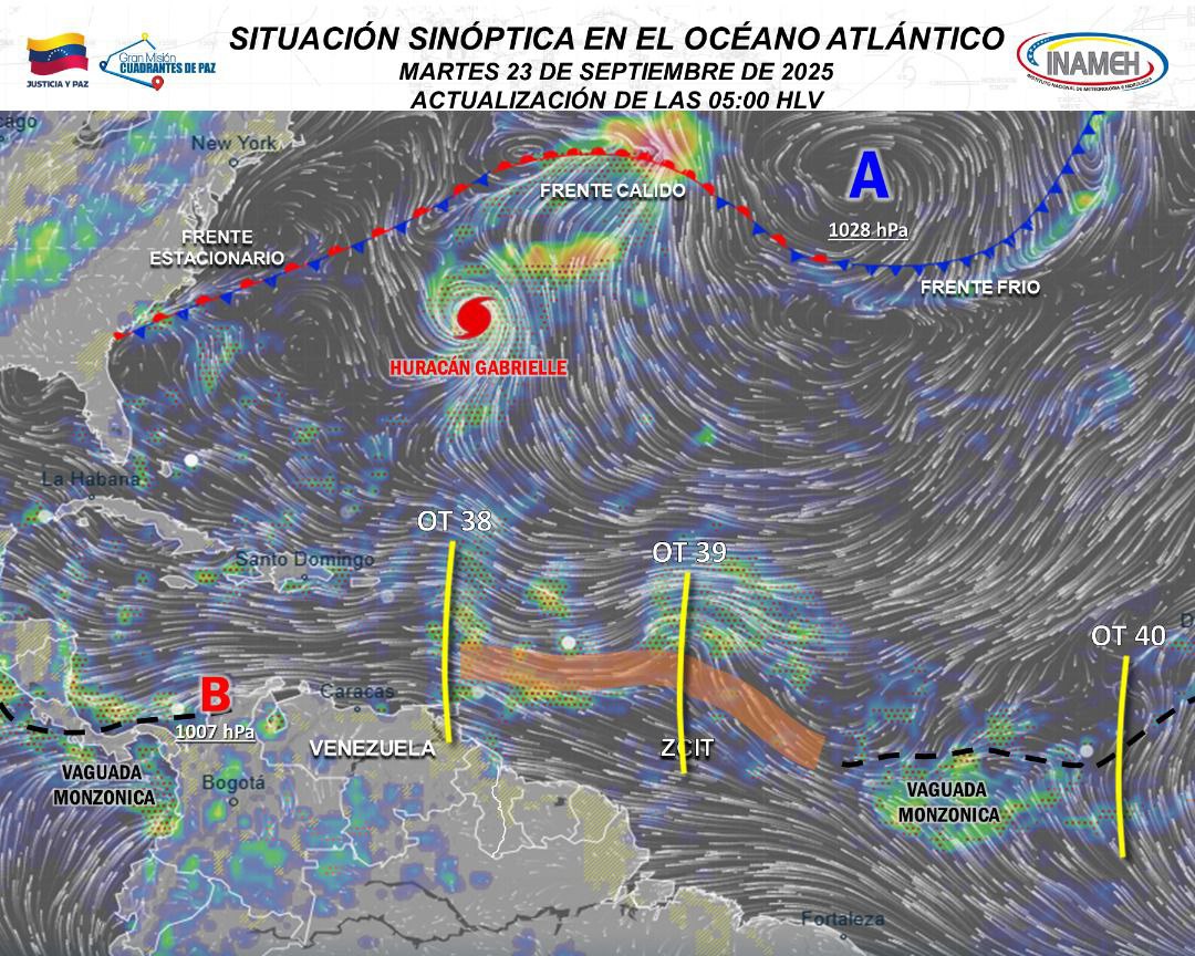 Onda Tropical 38 Venezuela Lluvias Inameh Onda Tropical 38 Venezuela Lluvias Inameh