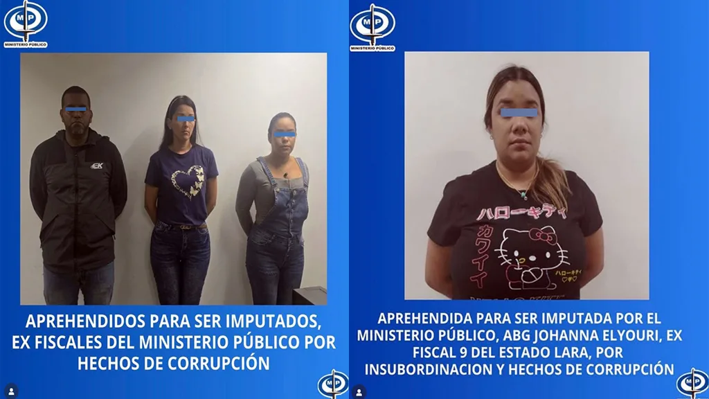 Seran Imputados Tres Exfiscales Detenidos En Caracas Y Uno En Lara