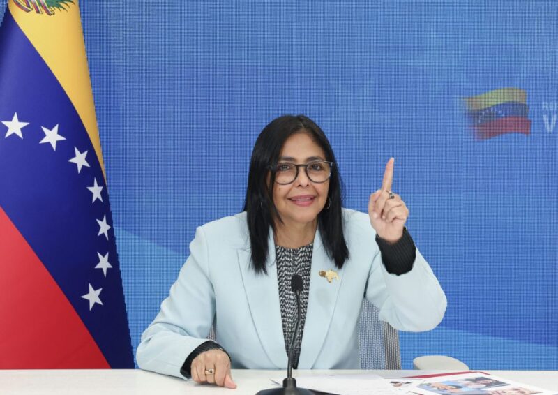 Delcy Rodriguez. Venezuela